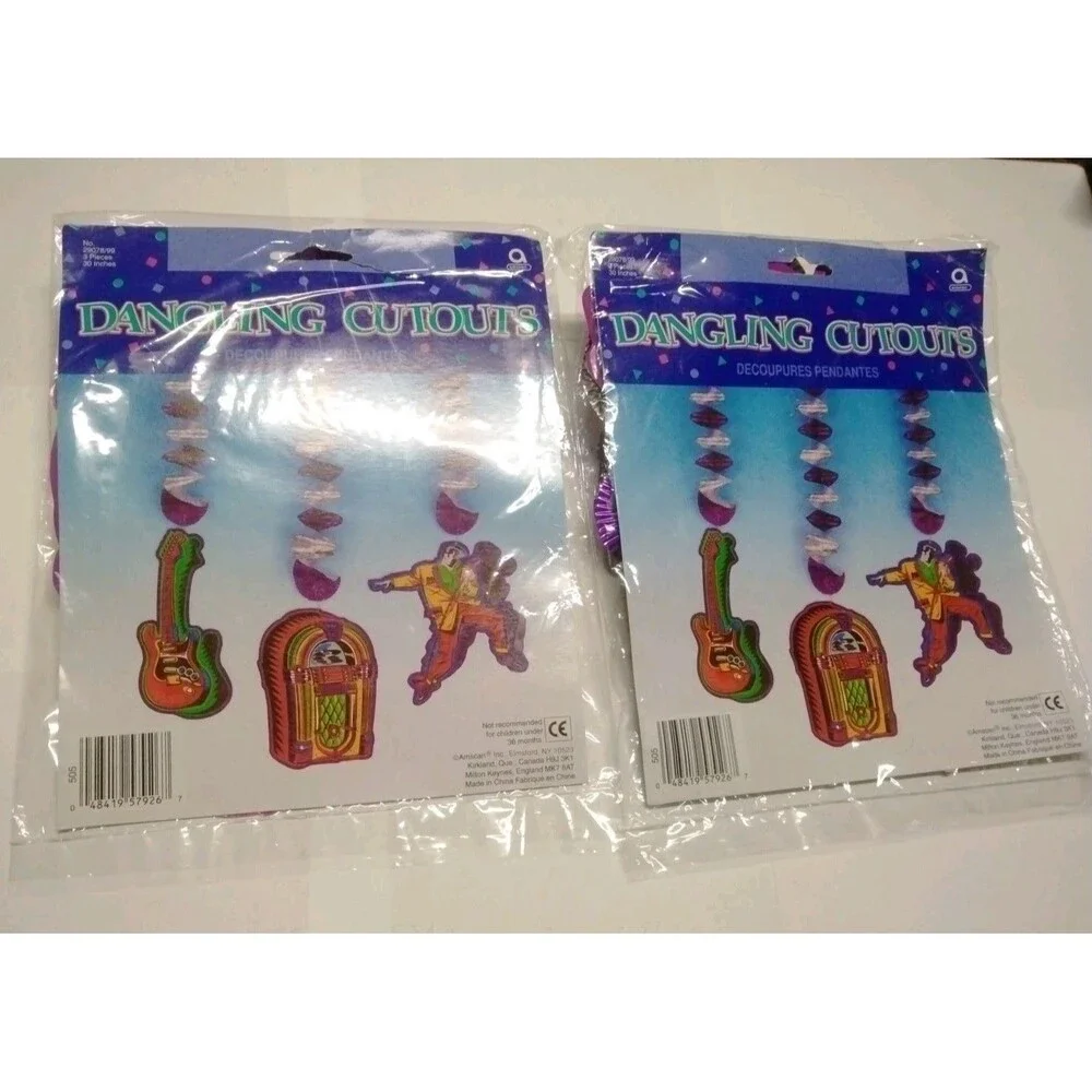 Rock N Roll Theme Birthday Party Supplies Bundle -New!